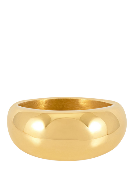 Estella Bartlett Domed Statement Ring, Gold, Gold
