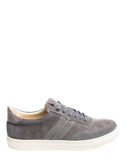 GORAL Boulsover Suede Lace Up Trainers, Granite, Granite