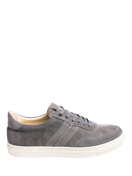 GORAL Boulsover Suede Lace Up Trainers, Granite, Granite
