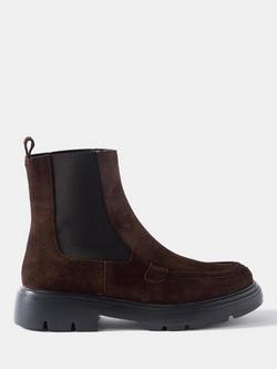 Mint Velvet Reece Suede Chelsea Boots, Brown