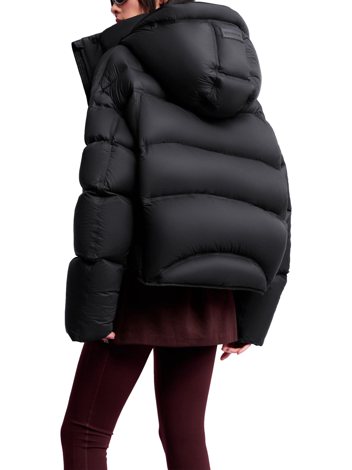 Product image 5 of 7, which shows Bosideng Innovative Hooded Down Puffer Jacket, Coal, 4