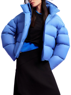 Bosideng Innovative Hooded Down Puffer Jacket - view 2, Royal Blue