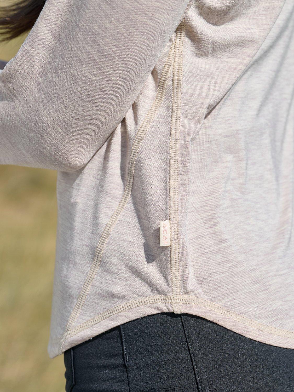 Product image 6 of 6, which shows ACAI Essence Long Sleeve Baselayer, Oatmeal, 6