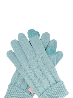 ACAI Merino Wool Blend Gloves, Sea Foam