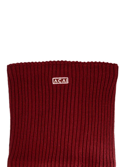 ACAI Merino Wool Blend Snood, Cabernet