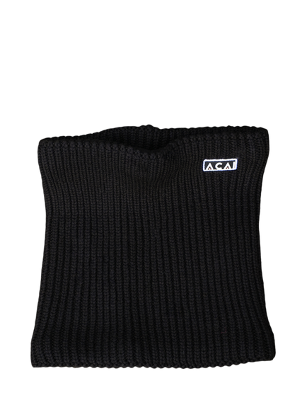 ACAI Merino Wool Blend Snood, Black