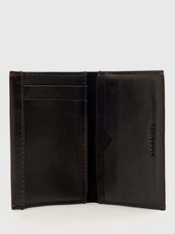 AllSaints Leather Bi-Fold Wallet, Bitter Brown - view 2, Bitter Brown