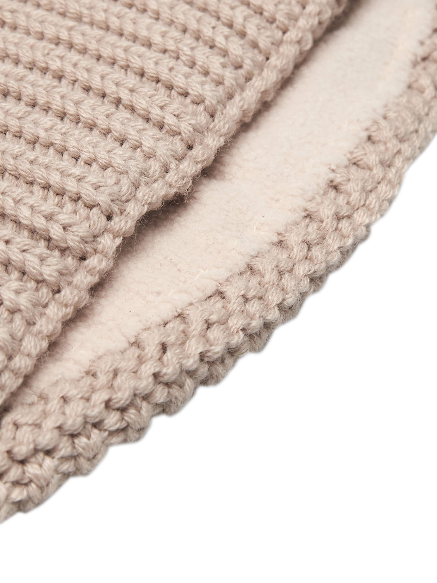 Product image 2 of 2, which shows ACAI Merino Wool Blend Beanie, Almond, One Size