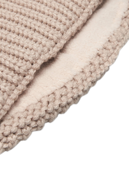ACAI Merino Wool Blend Beanie - view 2, Almond