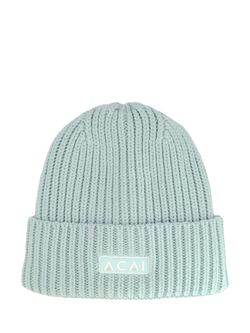 ACAI Merino Wool Blend Beanie, Sea Foam