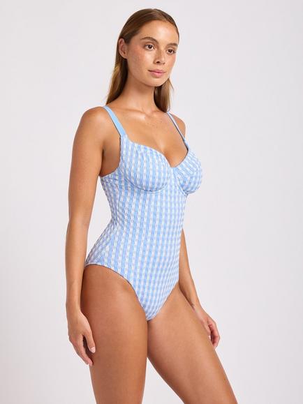 Seafolly Bella Swimsuit, Cornflower - view 2, Cornflower