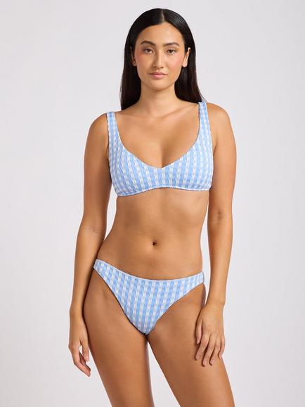 Seafolly Bella Sweetheart Bikini Top, Cornflower, Cornflower