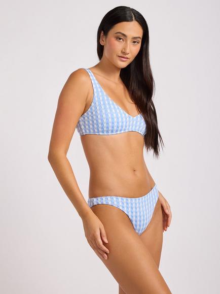 Seafolly Bella Sweetheart Bikini Top, Cornflower - view 2, Cornflower