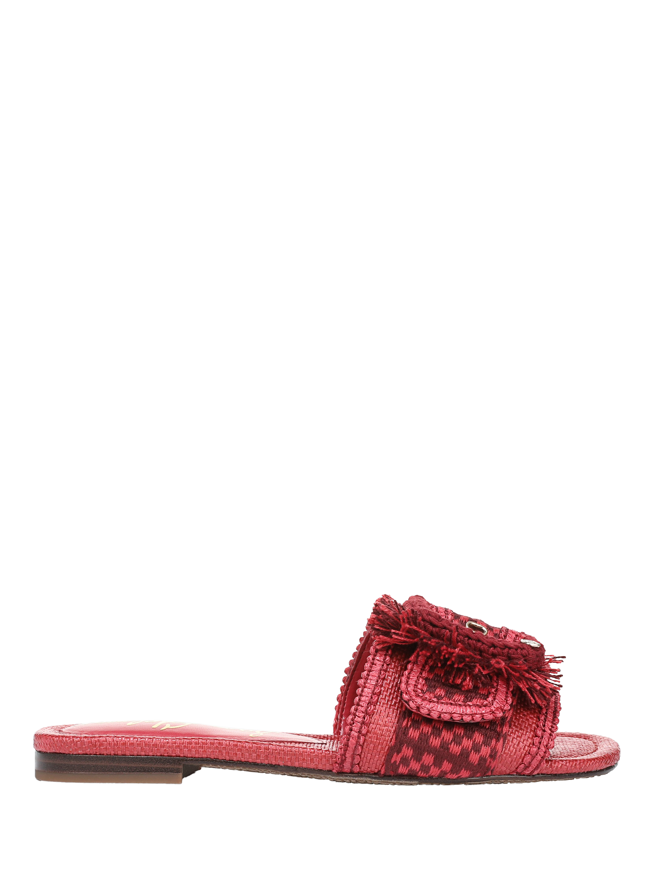 Product image 1 of 6, which shows Sam Edelman Bambi Playa Slider Sandals, Summer Red, 3.5