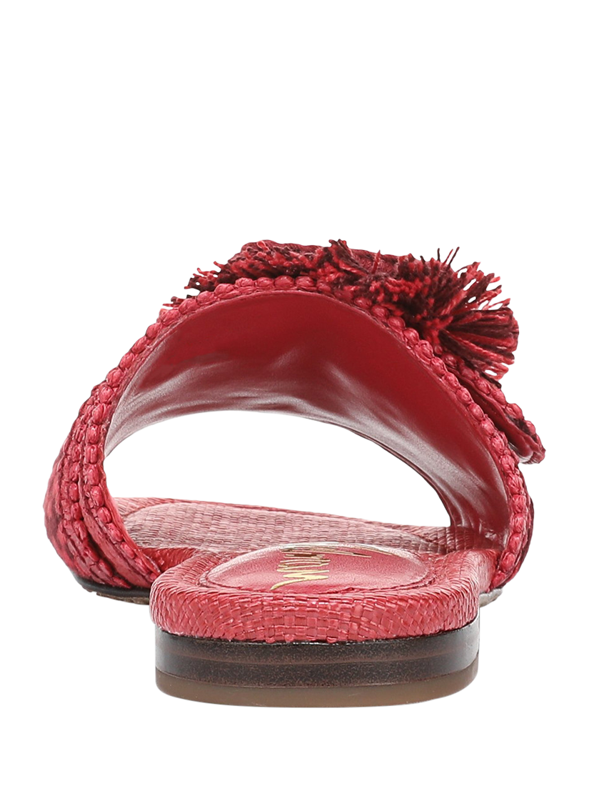 Product image 4 of 6, which shows Sam Edelman Bambi Playa Slider Sandals, Summer Red, 3.5