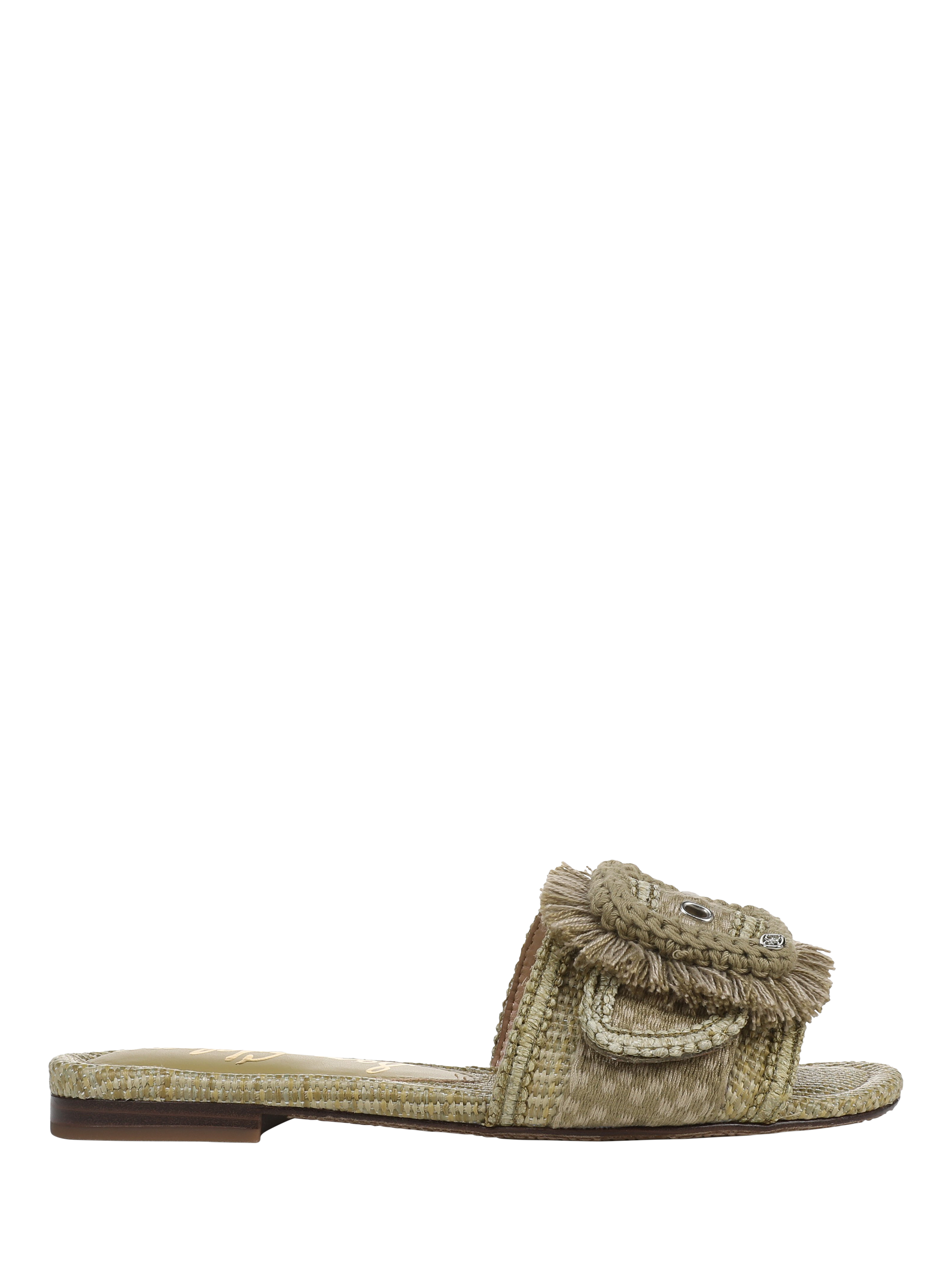 Product image 1 of 6, which shows Sam Edelman Bambi Playa Slider Sandals, Washed Sage, 3.5