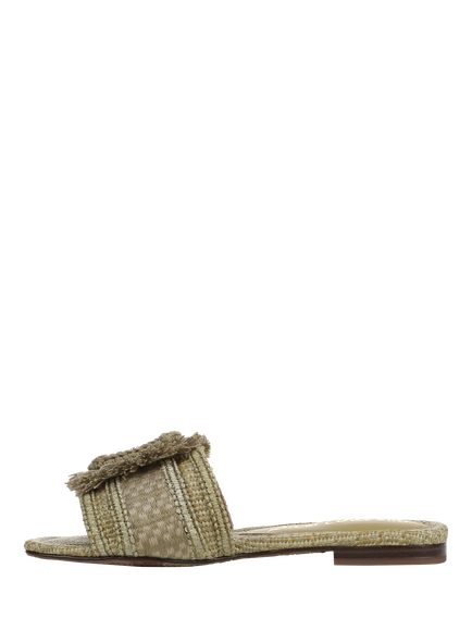 Sam Edelman Bambi Playa Slider Sandals, Washed Sage - view 2, Washed Sage
