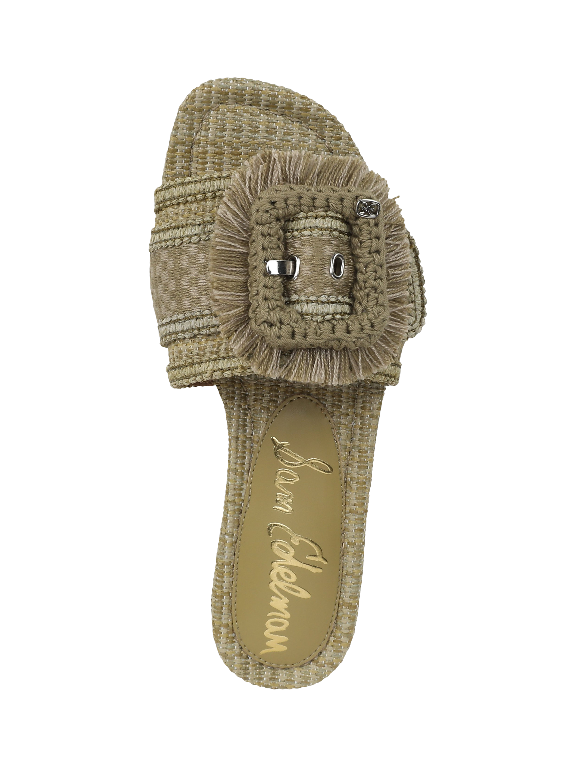 Product image 5 of 6, which shows Sam Edelman Bambi Playa Slider Sandals, Washed Sage, 3.5