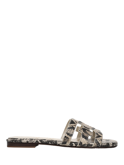 Sam Edelman Bay Leather Slider Sandals, Roccia, Roccia