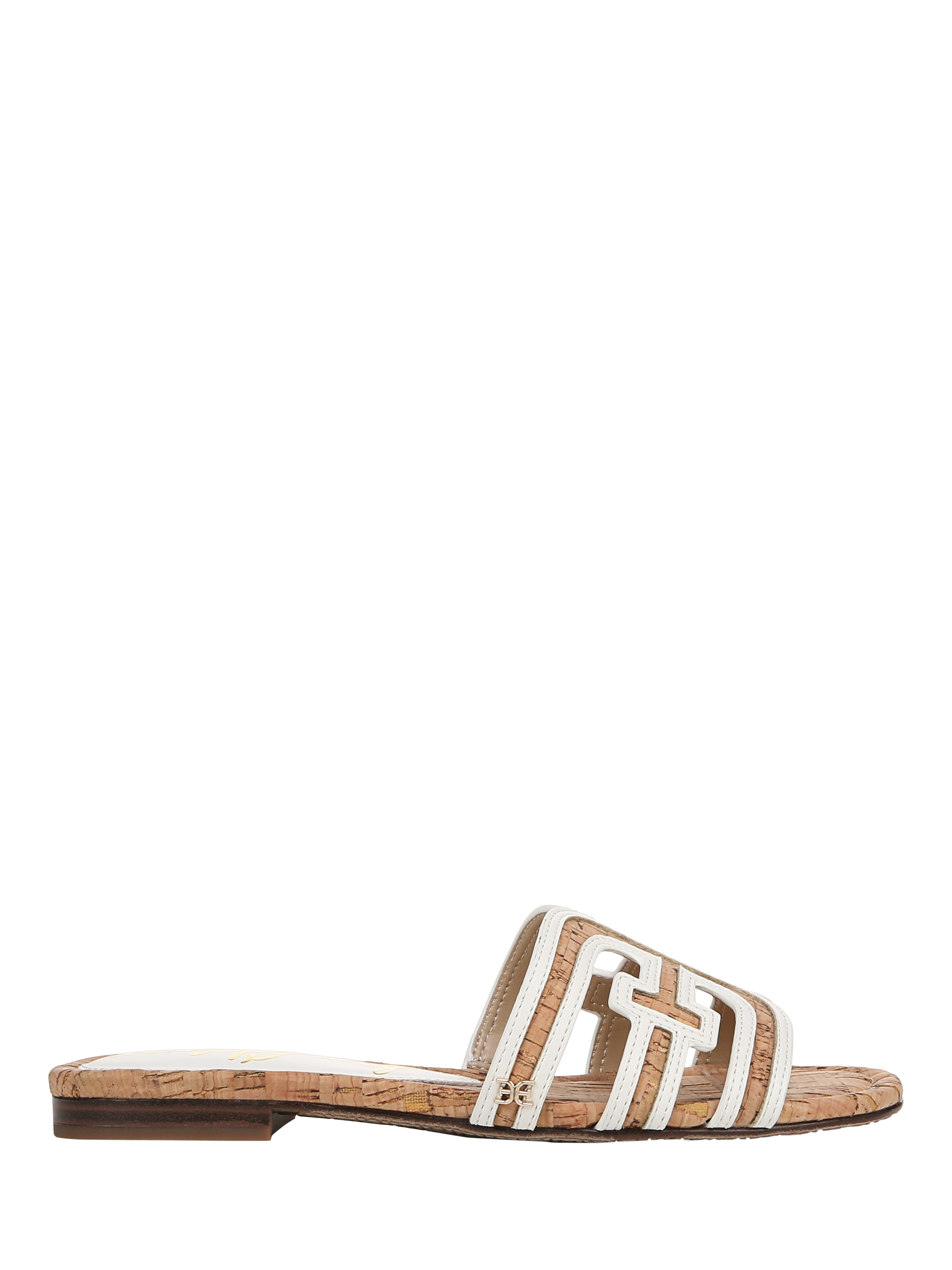 Product image 1 of 6, which shows Sam Edelman Bay Multi Slider Sandals, Natural Beige Cork, 3