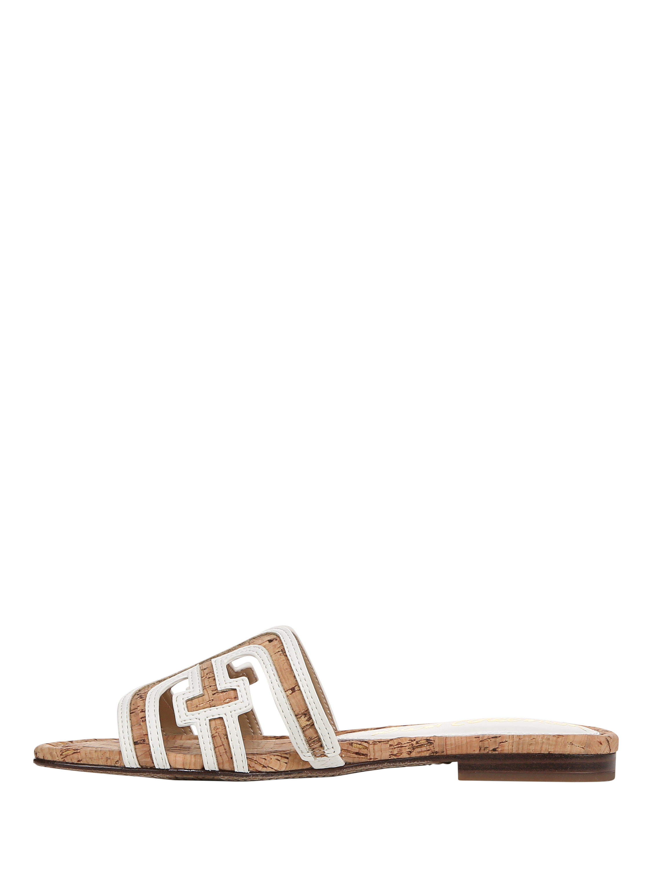 Product image 2 of 6, which shows Sam Edelman Bay Multi Slider Sandals, Natural Beige Cork, 3