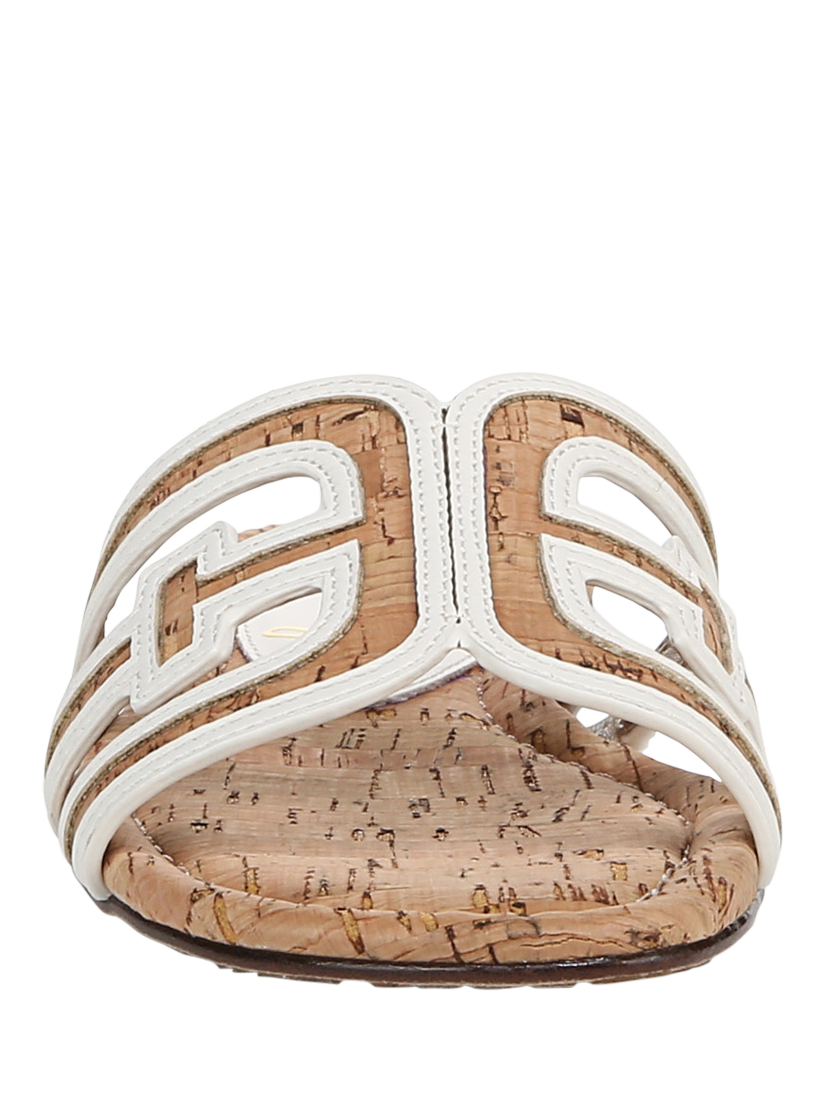 Product image 3 of 6, which shows Sam Edelman Bay Multi Slider Sandals, Natural Beige Cork, 3