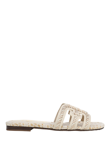 Sam Edelman Bay Twist Slider Sandals, Ivory, Ivory