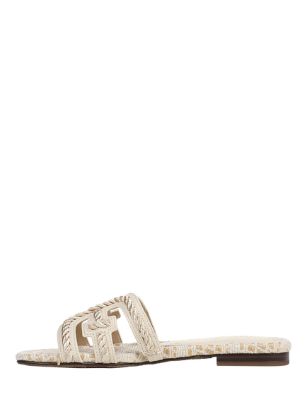 Sam Edelman Bay Twist Slider Sandals, Ivory - view 2, Ivory