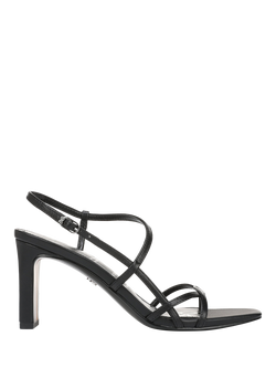 Sam Edelman Elissa Leather Block Heel Sandals, Black