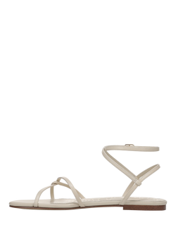 Sam Edelman Ellina Braid Strappy Flat Sandals - view 2, Modern Ivory