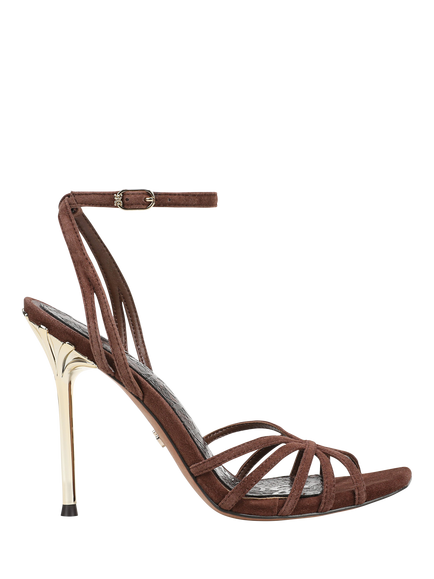 Sam Edelman Lili Dressy Stiletto Heel Strappy Sandals, Ande Brown, Ande Brown