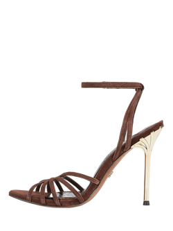 Sam Edelman Lili Dressy Stiletto Heel Strappy Sandals, Ande Brown - view 2, Ande Brown