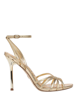 Sam Edelman Lili Dressy Stiletto Heel Strappy Sandals, Amber Gold, Amber Gold
