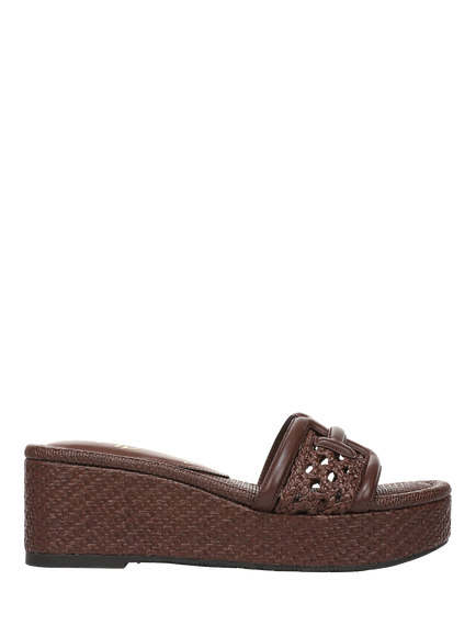 Sam Edelman Pauleena Espadrille Platform Sandals, Terazzo Brown