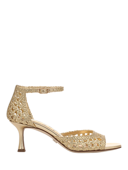 Sam Edelman Peyton Kitten Heel Sandals, Amber Gold
