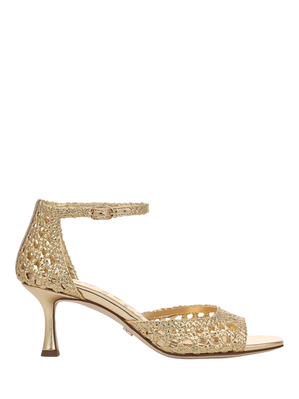 Sam Edelman Peyton Kitten Heel Sandals, Amber Gold