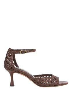 Sam Edelman Peyton Kitten Heel Sandals, Terazzo Brown