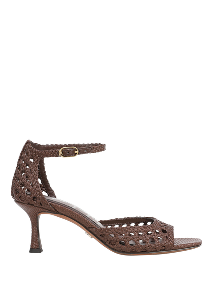 Sam Edelman Peyton Kitten Heel Sandals, Terazzo Brown