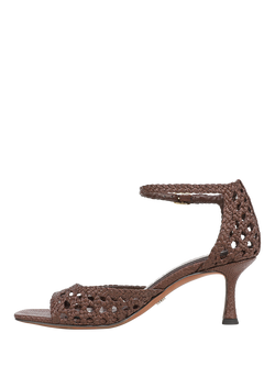 Sam Edelman Peyton Kitten Heel Sandals - view 2, Terazzo Brown