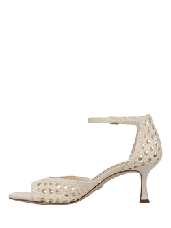Sam Edelman Peyton Kitten Heel Sandals - view 2, Modern Ivory