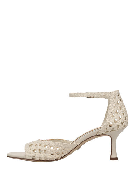 Sam Edelman Peyton Kitten Heel Sandals - view 2, Modern Ivory