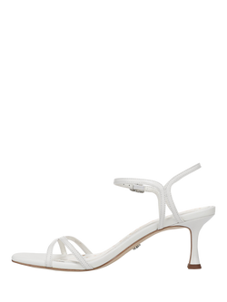 Sam Edelman Presley Leather Strappy Sandals, Bright White - view 2, Bright White