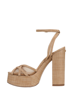Sam Edelman Sandy Block Heel Platform Sandals, Tan - view 2, Tan