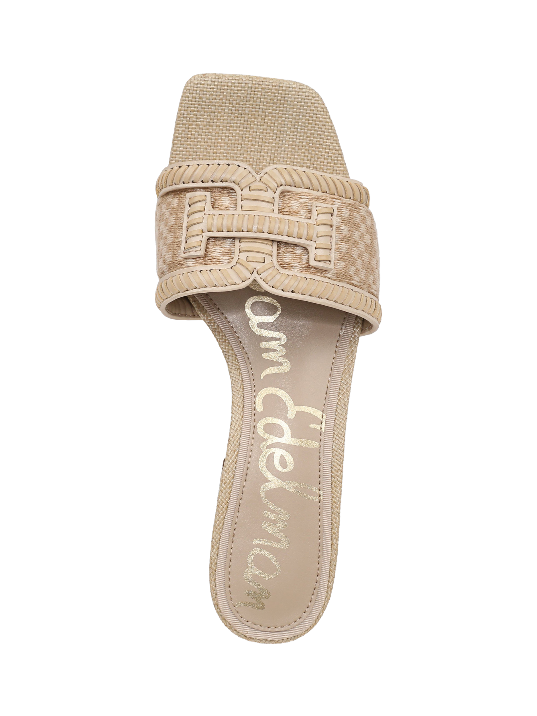 Product image 5 of 6, which shows Sam Edelman Waylon Playa Heeled Sandals, Summer Sand, 3