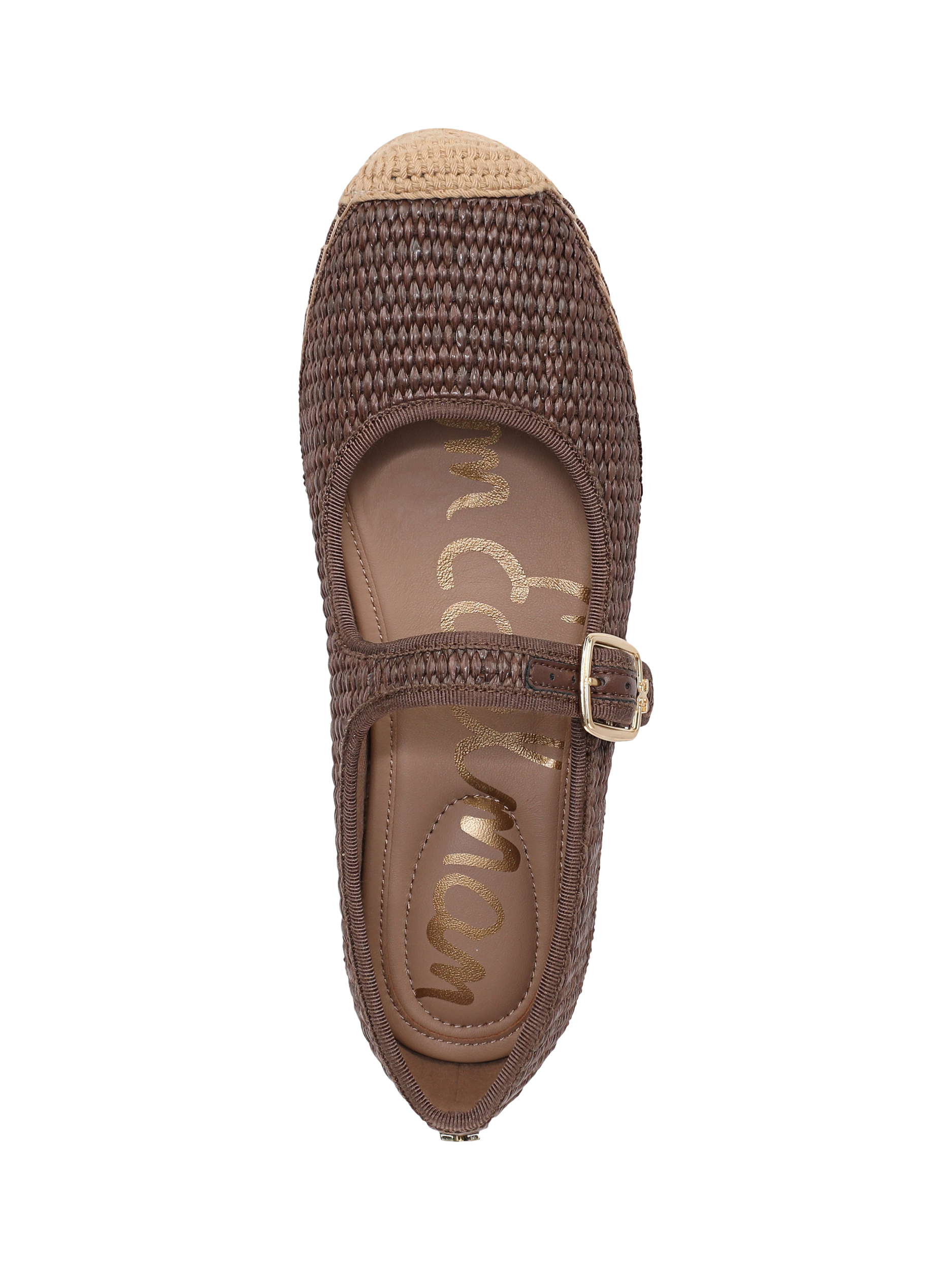 Product image 5 of 6, which shows Sam Edelman Mackie Mary Jane Espadrilles, Brandy, 3