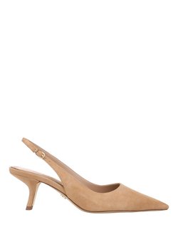 Sam Edelman Bianka Leather Slingback Pumps, Cyprus Tan, Cyprus Tan