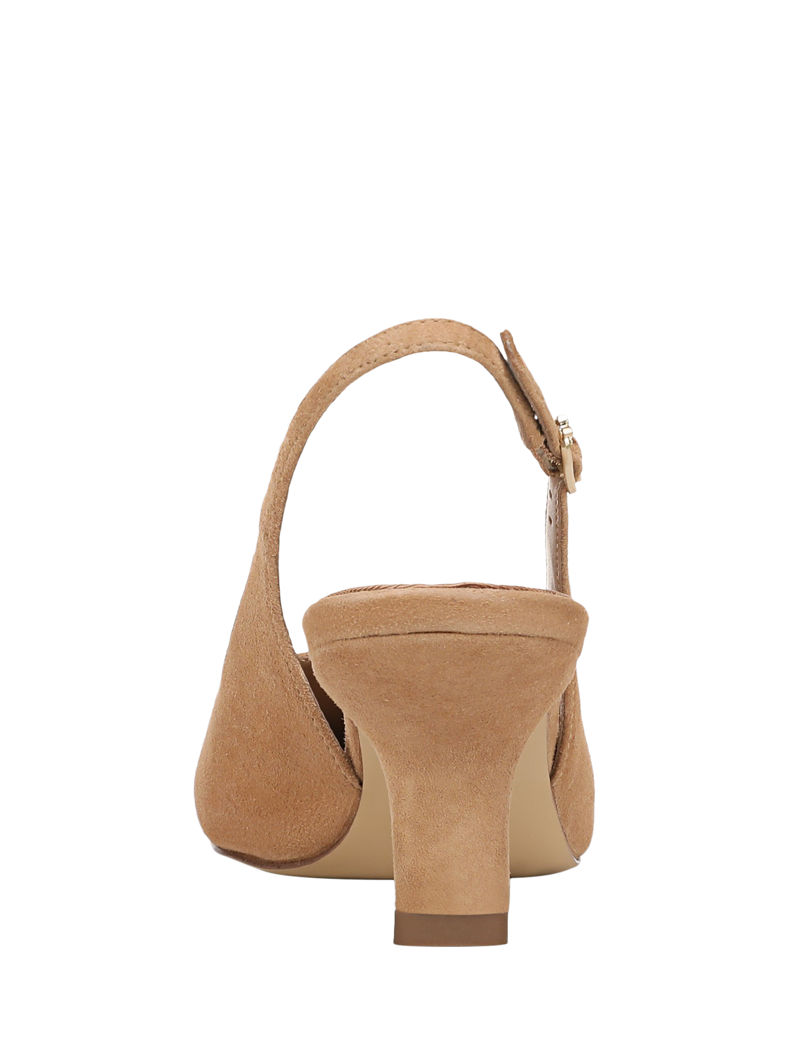 Product image 4 of 6, which shows Sam Edelman Bianka Leather Slingback Pumps, Cyprus Tan, 6.5