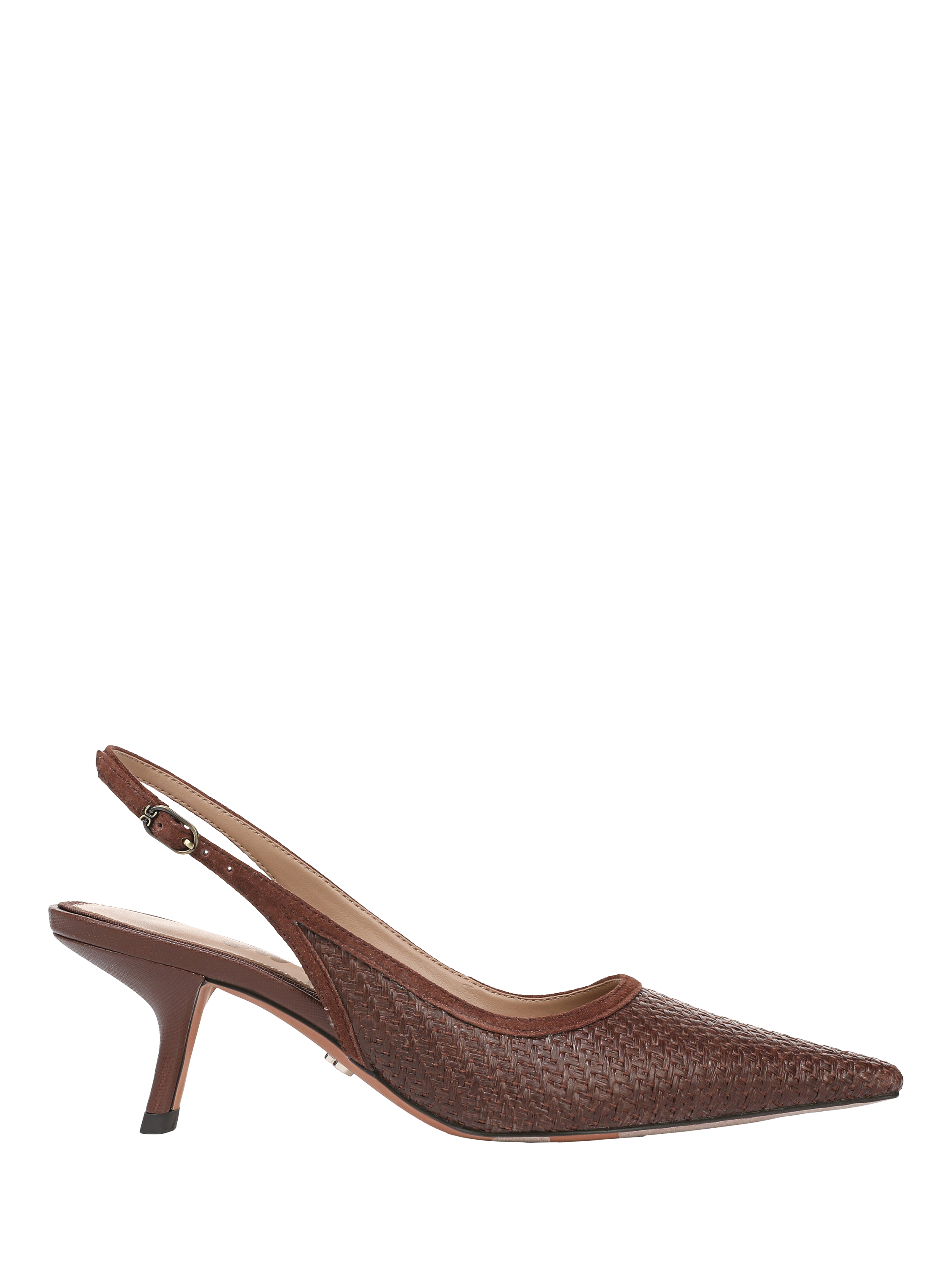 Product image 1 of 6, which shows Sam Edelman Bianka Slingback Pumps, Bourbon, 3.5