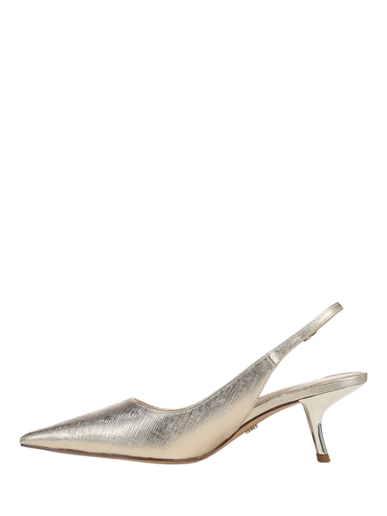 Sam Edelman Bianka Slingback Pumps, Goldleaf - view 2, Goldleaf