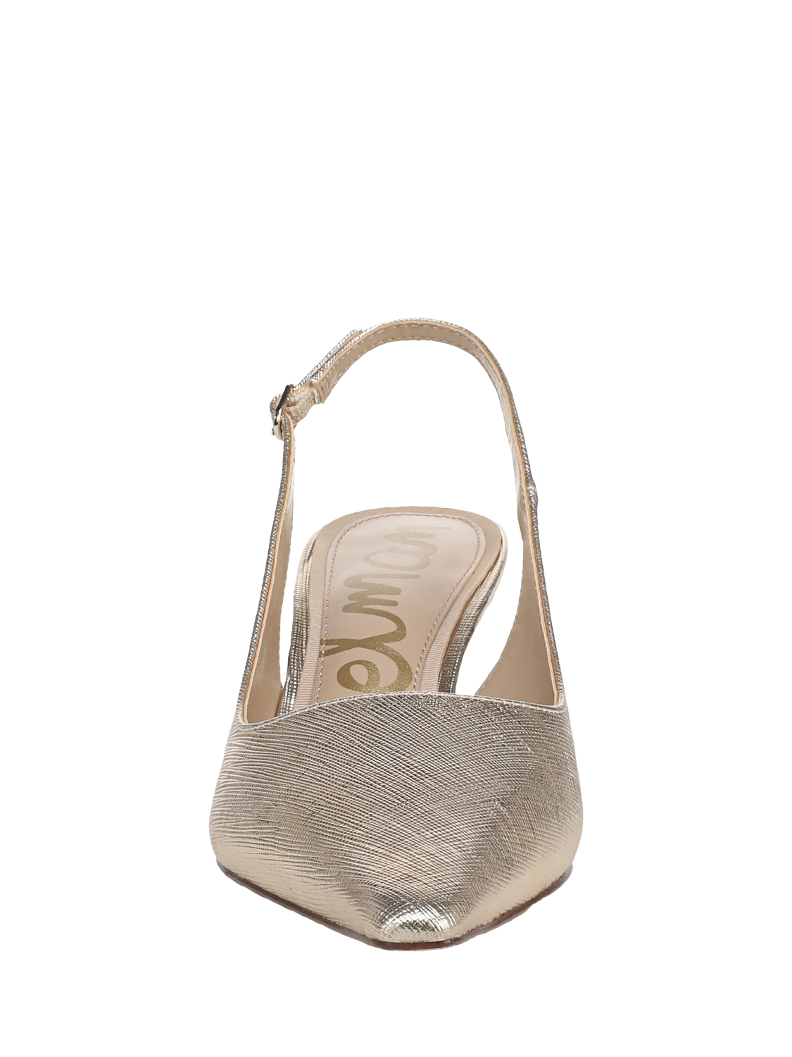 Product image 3 of 6, which shows Sam Edelman Bianka Slingback Pumps, Goldleaf, 3